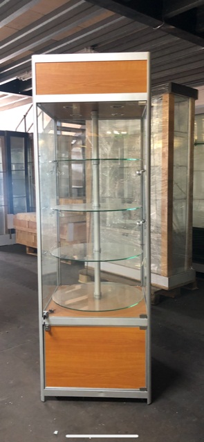 Wooden Revolving Display Cabinet