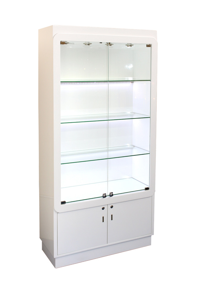 High Gloss Prestige Range Display Cabinets