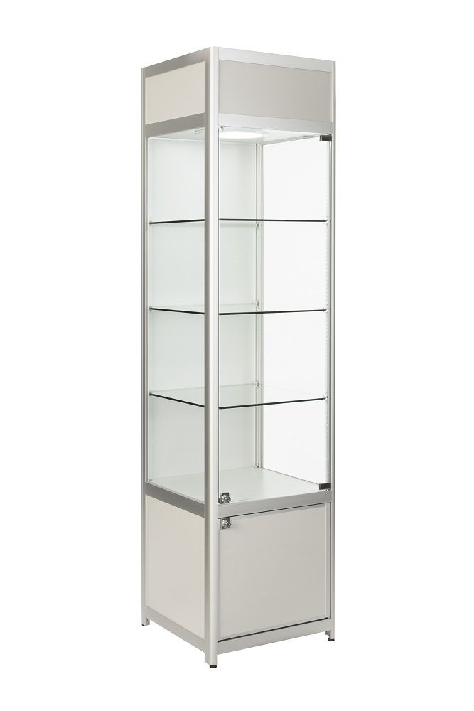 Prestige Aluminium Cabinet K500 with Cupboard & Advertising Canopy