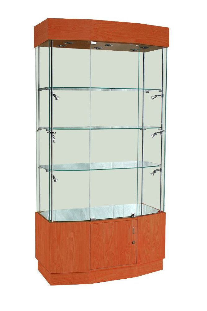 Wooden Display Cabinet cherry Laminate